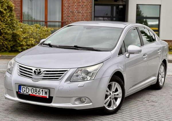 Toyota Avensis cena 26999 przebieg: 214299, rok produkcji 2009 z Darłowo małe 277